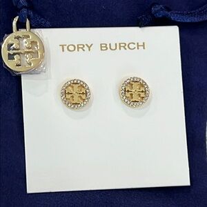 Tory Burch Gold Stud Earrings